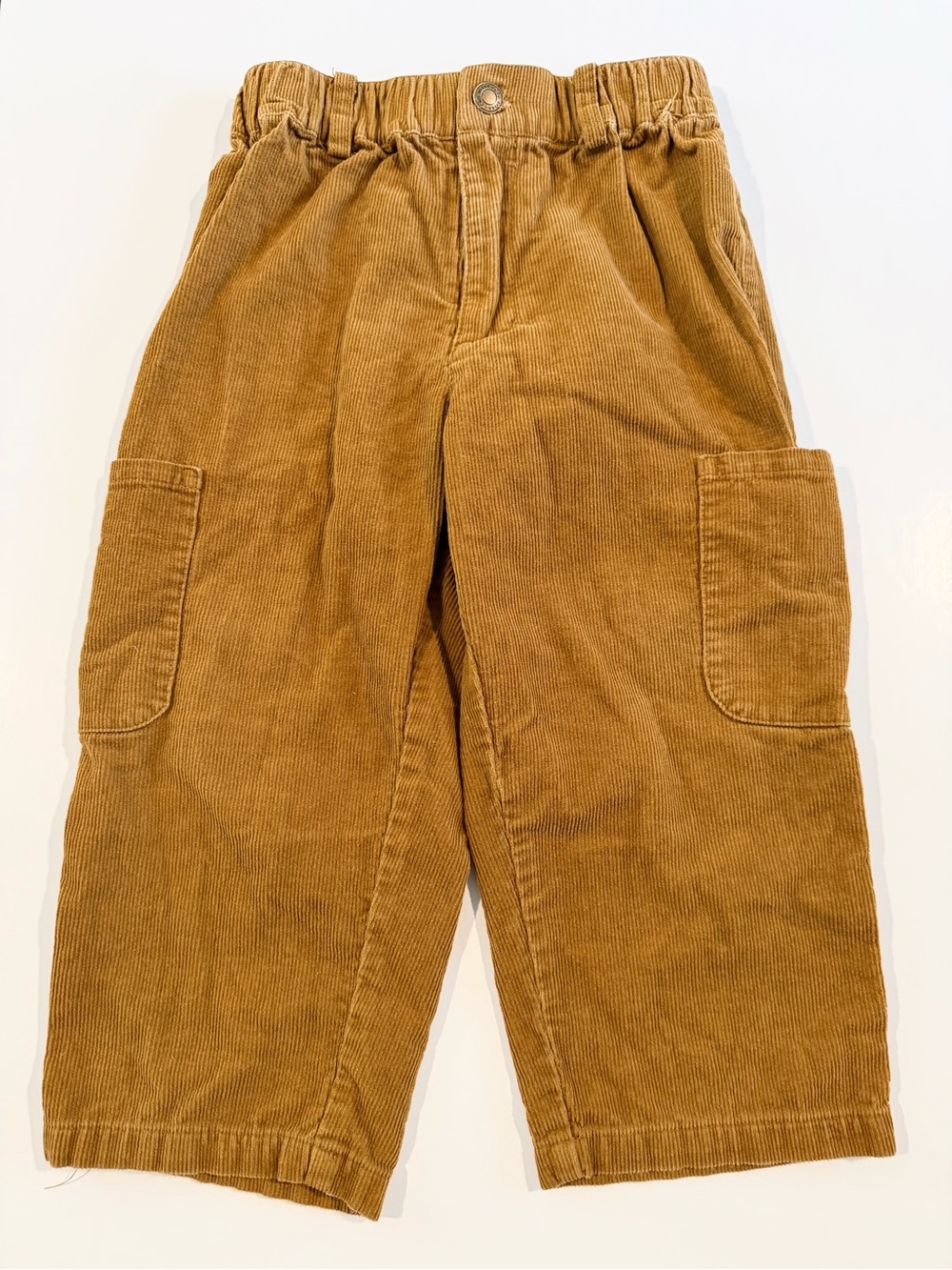 Rylee & Cru Brown Corduroy Pants Size 2-3 Years Granola Minimalist Neutral Kids